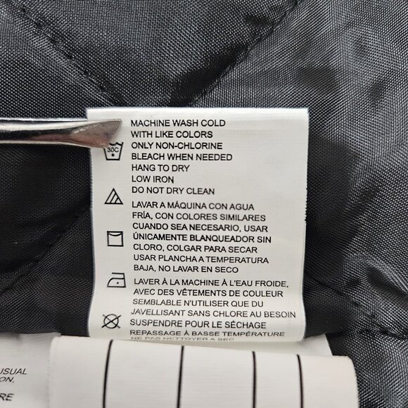 Dickies Jacket Shacket Men Large Blue Plaid Quilt Lined Workwear Flannel Button - Picture 11 of 12